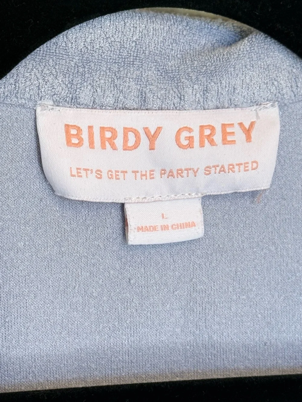 Birdy Grey Eunice Blue Terry Pajama Set